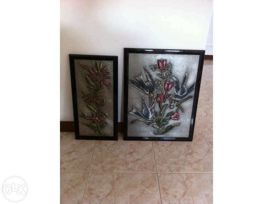 2 Quadros com Relevo em Chapa