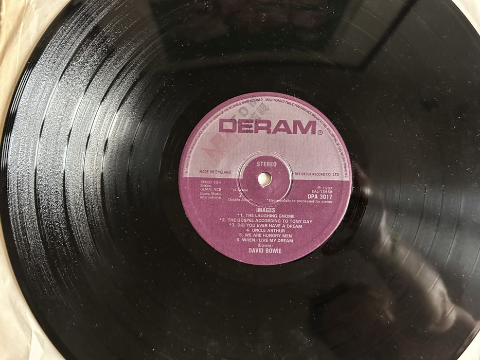 David Bowie Images Vinyl (No Sleeve) 1975