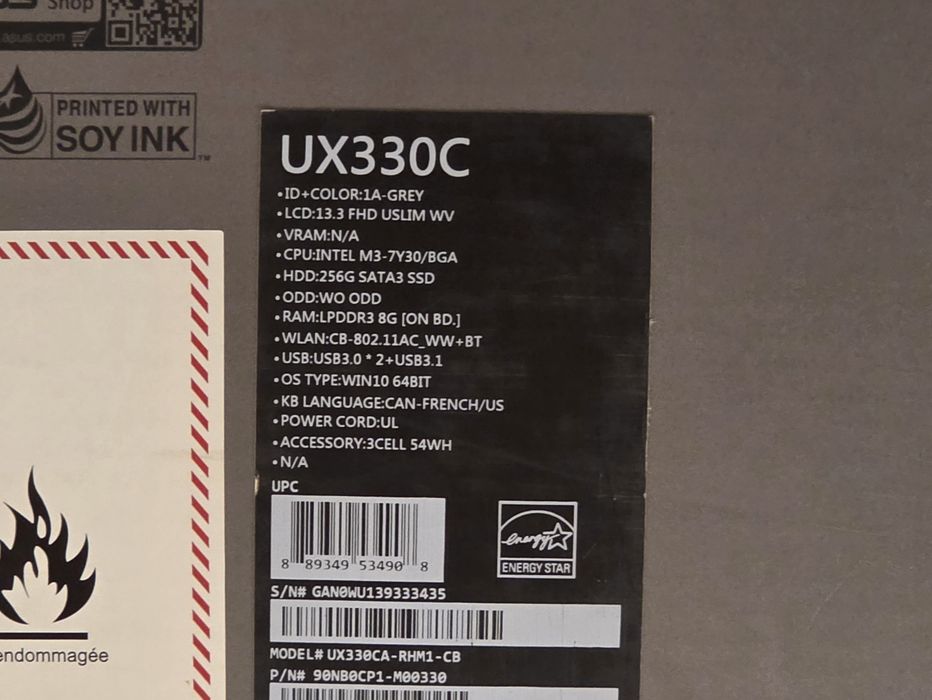 Asus ZenBook UX330C 13.3"