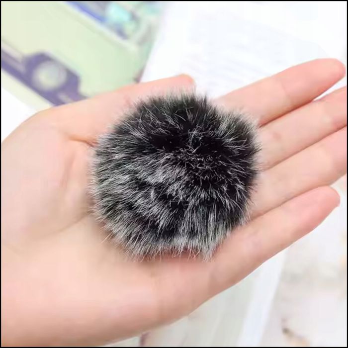 Osłonka Do Mikrofonu Przed Wiatrem Z Futerka Pochłania Wiatr Szum