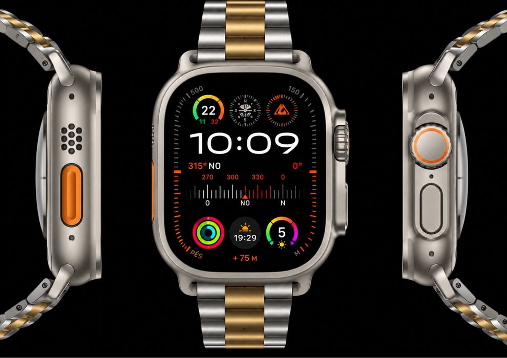 Apple Watch Ultra 2 Titânio Natural - Excelente estado - Bateria 100% + Pulseira Stainless Steel