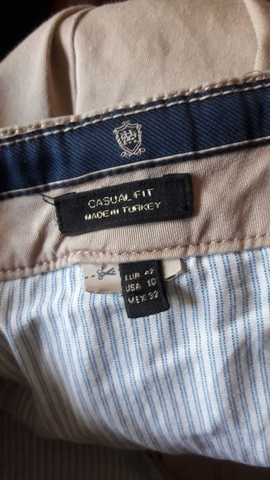 Calca bege Maximo Dutti   tamanho 42