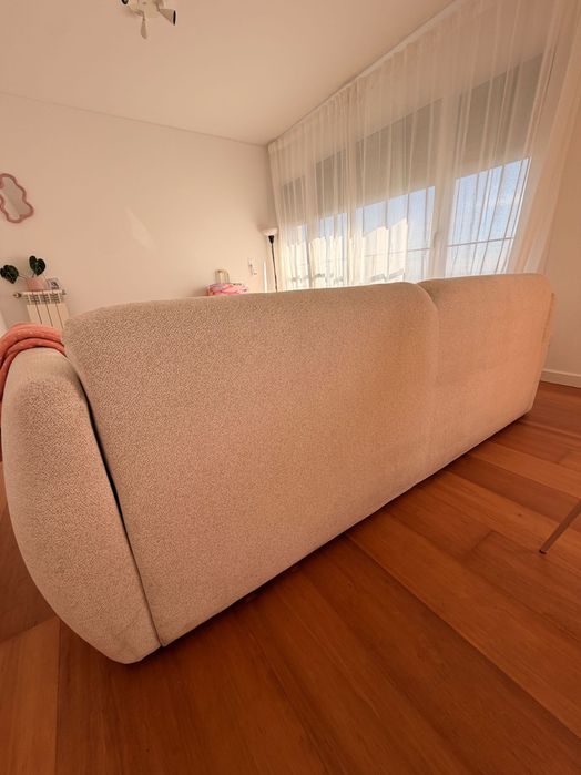 Sofa cama gato preto semi novo