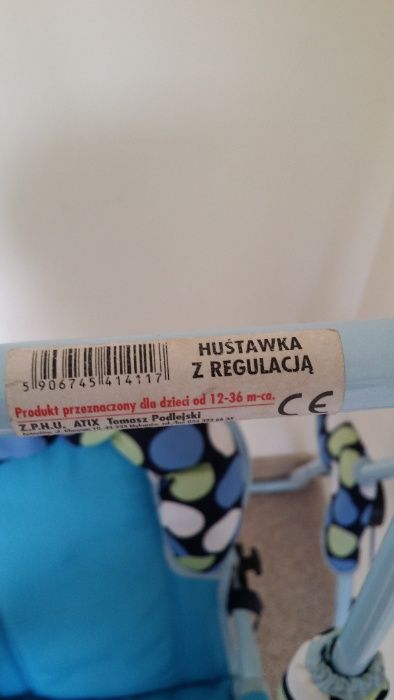 Huśtawka dziecięca 12 - 36 miesięcy