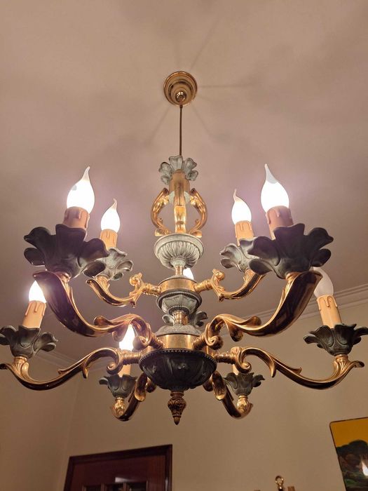 Luminária de teto / lustre clássico