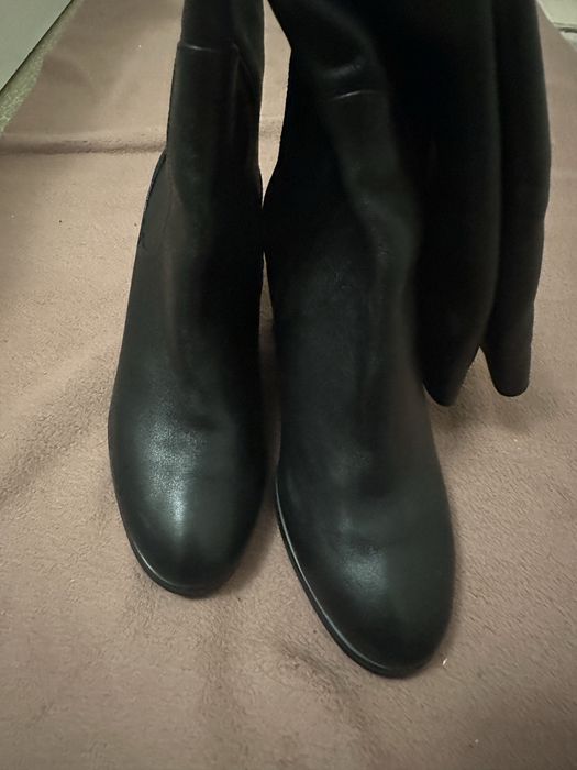 Сапоги труби шкіряні