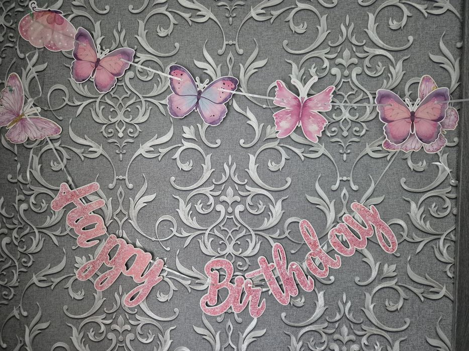 Декор для дня народження метелики