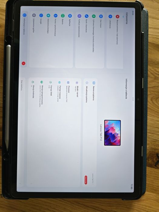 Lenovo Tab P12 8/128 plus klawiatura Lenovo plus etui