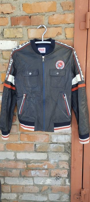 Кожанная куртка Dolce & Gabbana