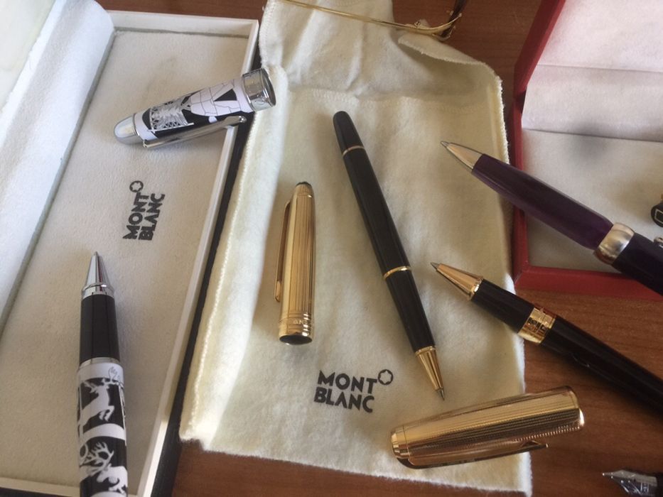 Перьевые и шариковые ручки Mont Blanc,S.T.Dupon,ручка SHEAFFER