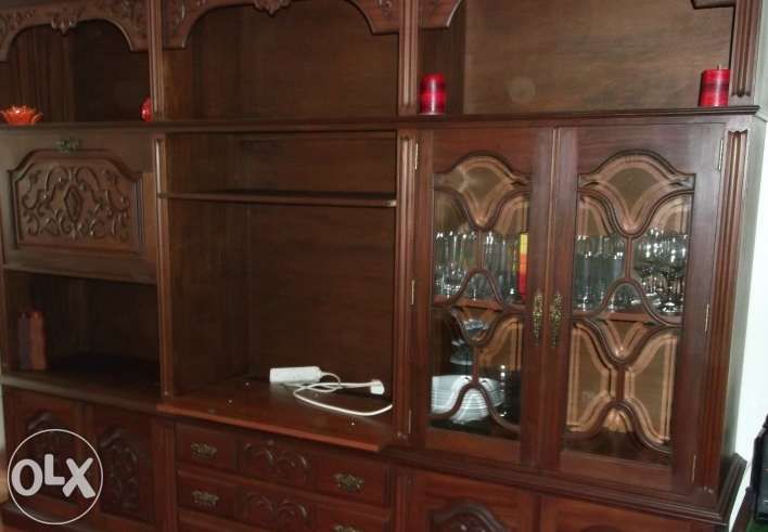 Movel completo de sala em madeira