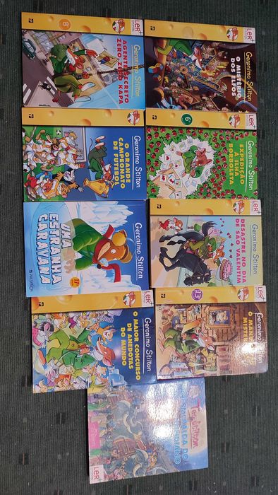 9 Livros Infantis de Geronimo Stilton