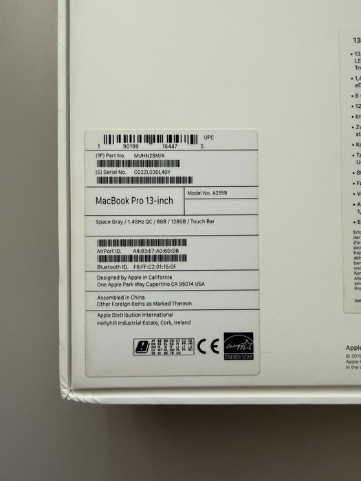 Macbook pro 13/Макбук про 13 (на запчастини)