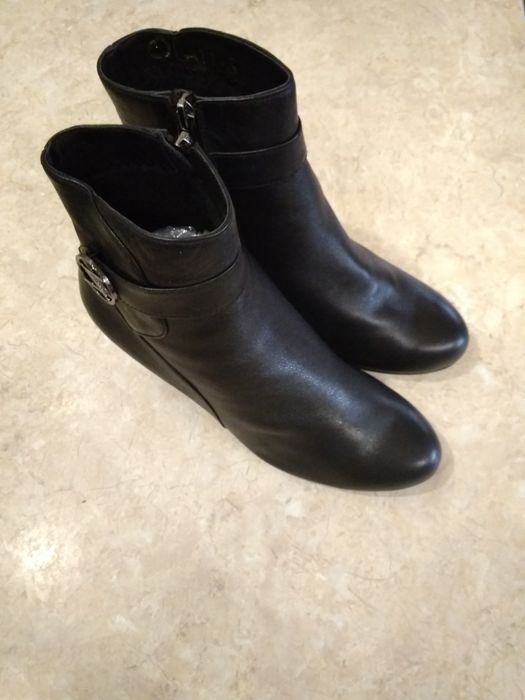 Полусапожки кожаные