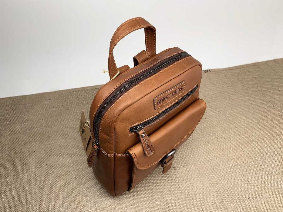 Рюкзак кожаный Hill Burry 1715 Германия, рюкзак шкіряний