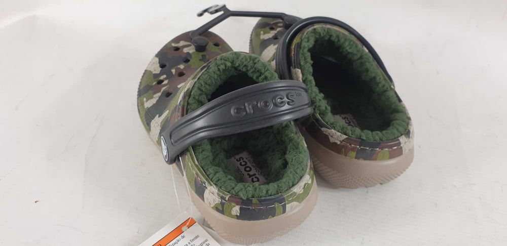Klapki dziecięce Crocs moro  ocieplone  r. 25,5
