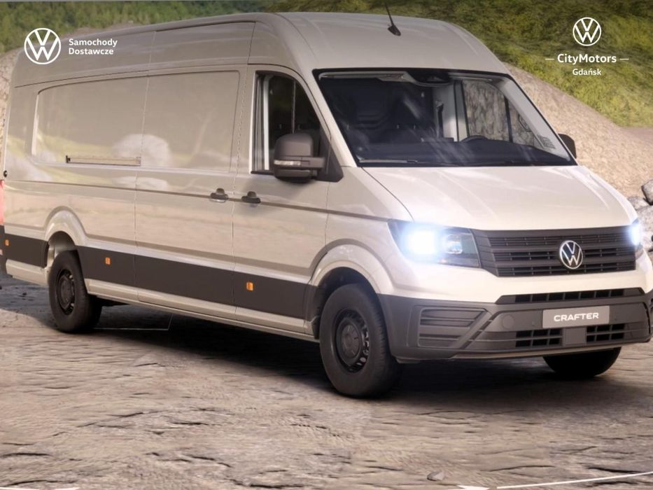 Volkswagen Crafter  FURGON 3 miejsca L5H3 177KM Klima AUTOMAT OD RĘKI
