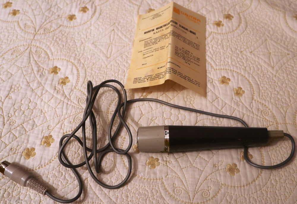 Mikrofon Unitra Tonsil MDO IX 676 - Magnetoelektryczny cewkowy