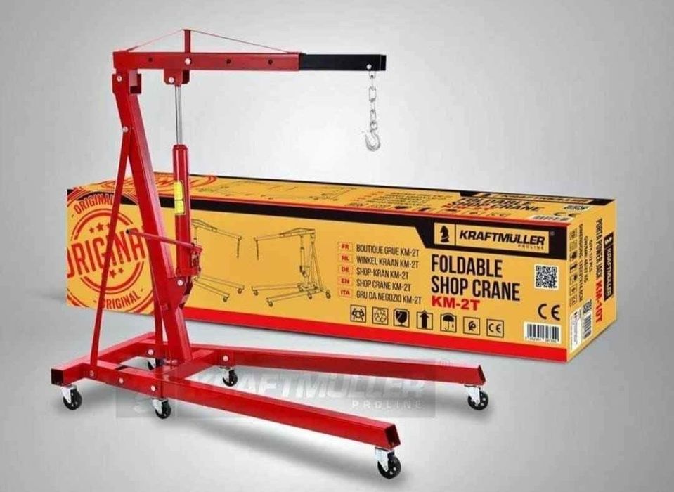 guindaste de oficina motorizado