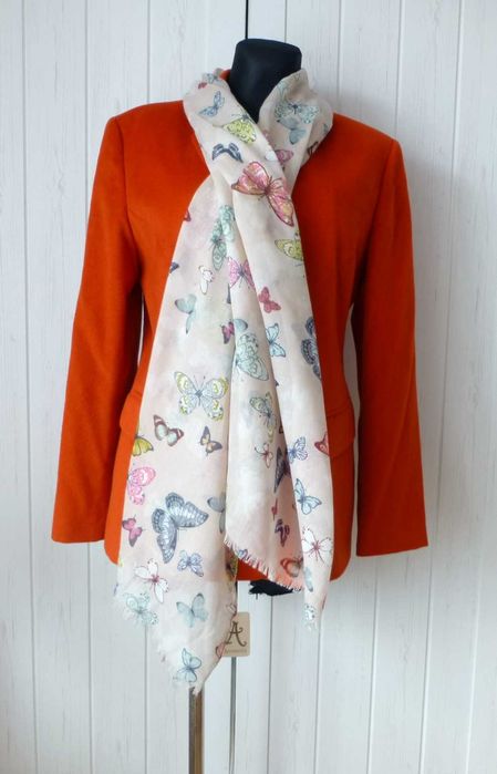 Accessorize lekki szal apaszka w motyle