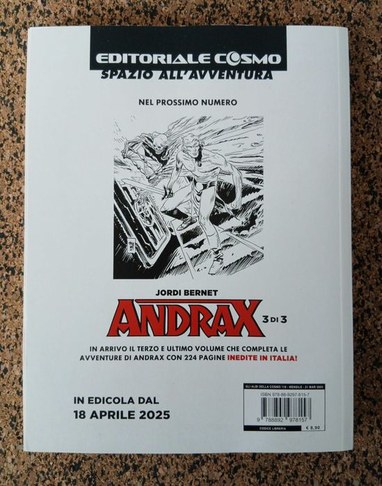 BD - ANDRAX vol. 2 (Jordi Bernet)
