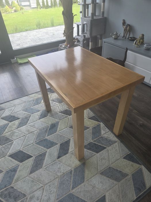 Nowoczesny Solidny bukowy stolik 70x100