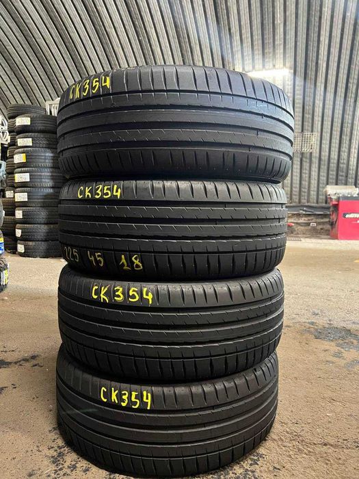 225/45 R18 Michelin Pilot Sport 4 100% Б/У ПРЕМІУМ ШИНИ ВЕЛИКИЙ ВИБІР СКЛАД КОЛІС CK354-19