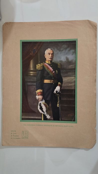 JPE Edições Retrato Oficial Presidente Óscar Carmona
