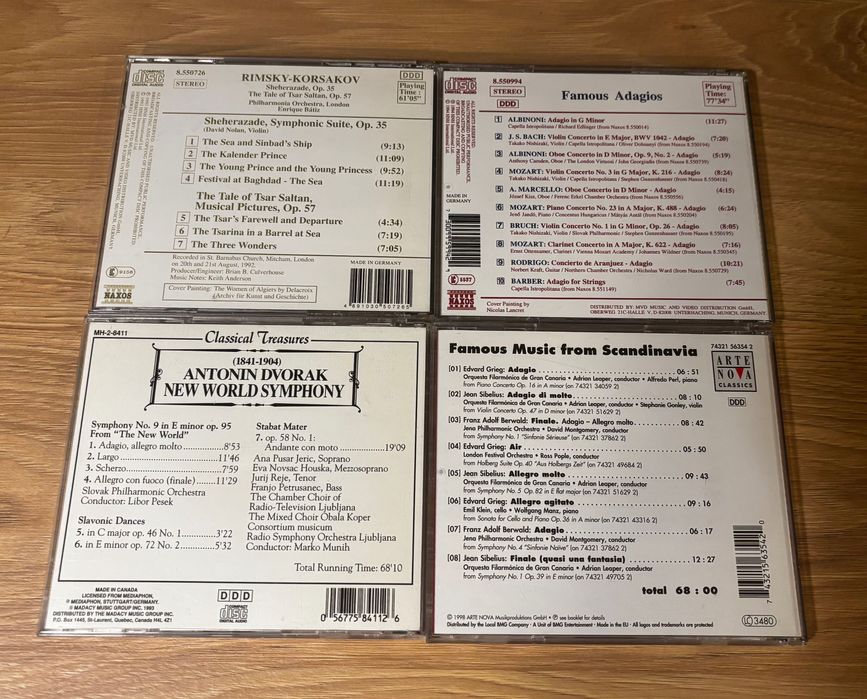 Muzyka klasyczna Dvorak Rimsky-Korsakov adagia CD