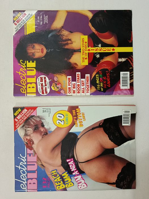 6 Revistas ELECTRIC BLUE (sexo/erotismo)