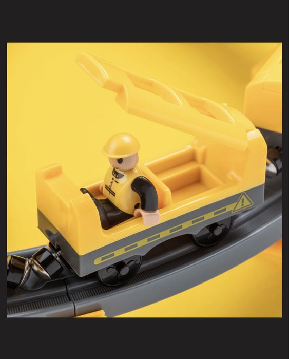 Електрична залізниця OTAMANKO Мандрівний експрес жовта 92 деталі