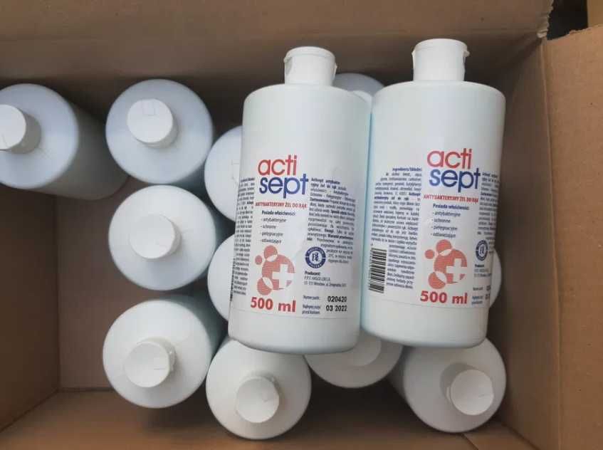 ACTI SEPT antybakteryjny żel do rąk 500ml 15 sztuk