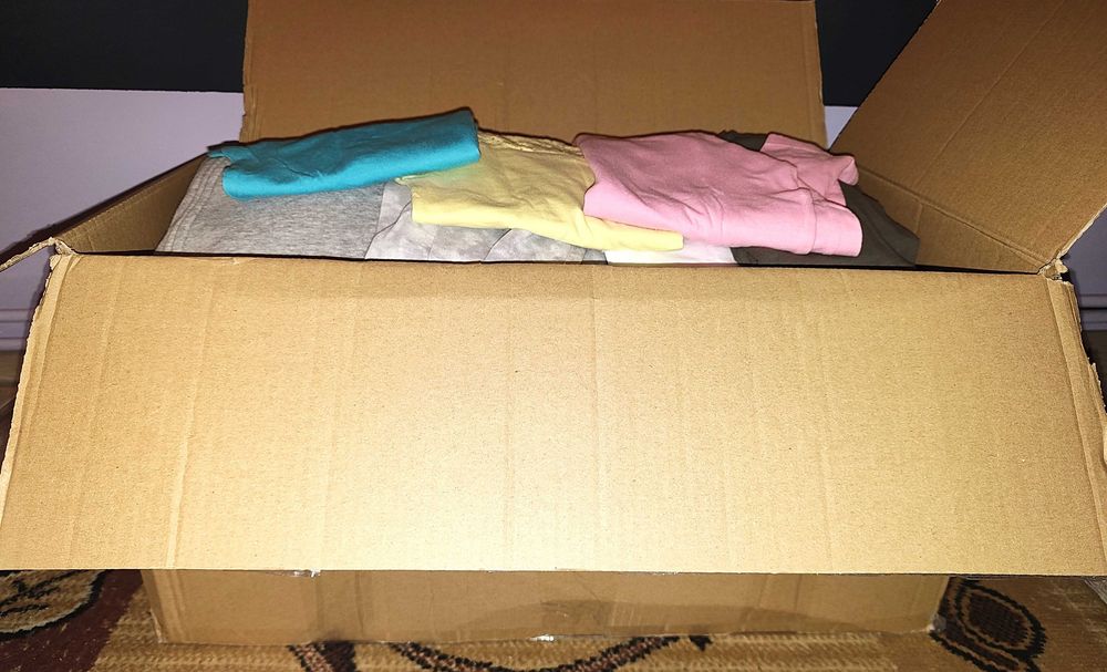 Ogromna paka ubranek dla dziewczynki na cały rok Rozmiar 122/ 128