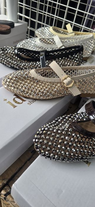 Балетки  Балерина в стразах 36-41