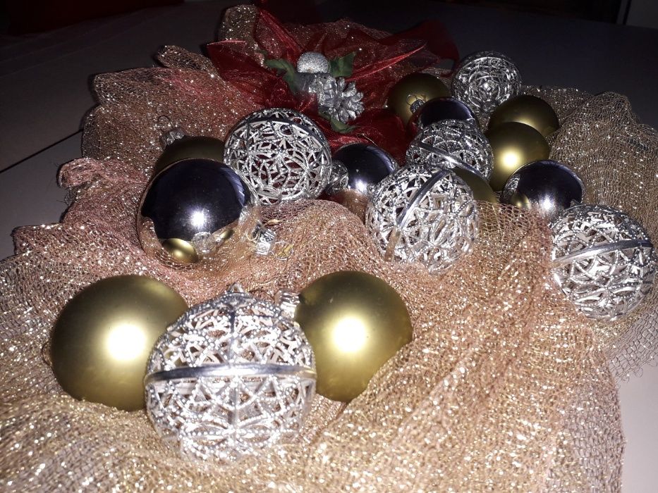 Bombki szklane 17szt