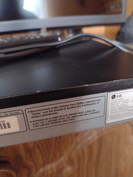 DVD  czarne  firmy LG