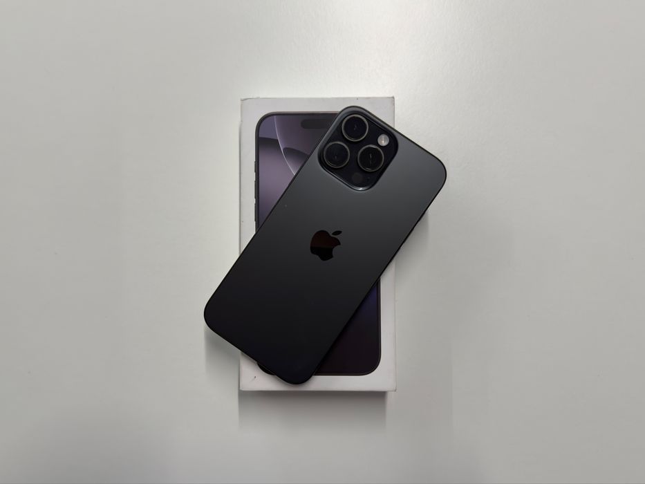 Iphone 16 pro max 256gb black titanium