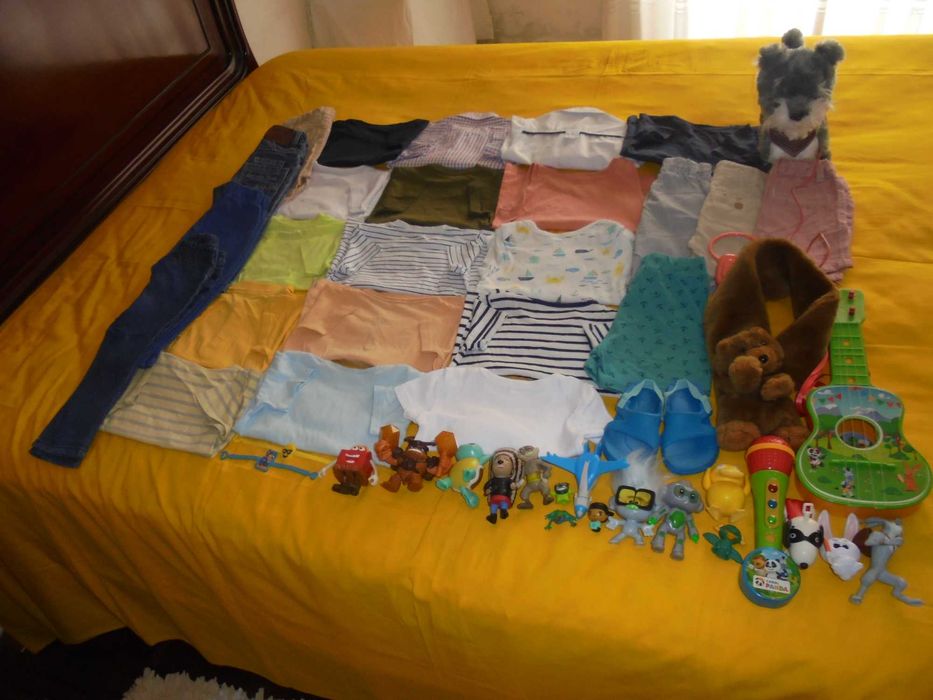 lote de roupa de menino a viola do Panda