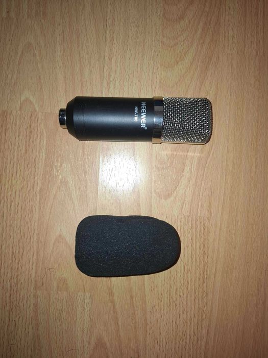 Microfone Neewer NW-700 + Fonte Neewer Phantom 48V