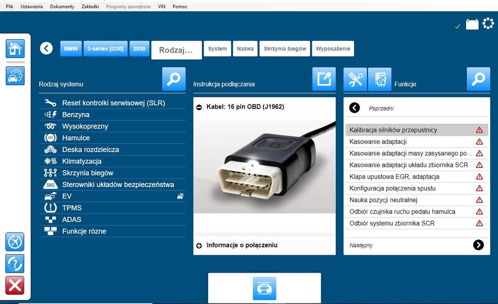 Polski program diagnostyczny do  testerów interfejsów multidiag pro plus do diagnostyka samochodów osobowych dostawczych i ciężarowych