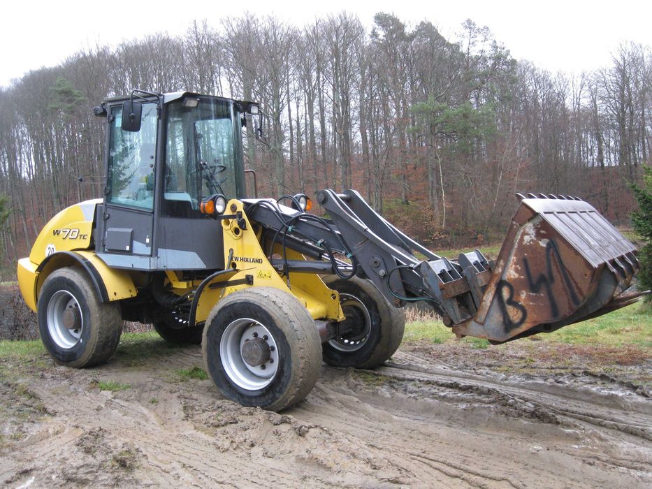 Ładowarka New Holland W70 TC z 2007r, JCB CAT Terex Volvo, POLECAM