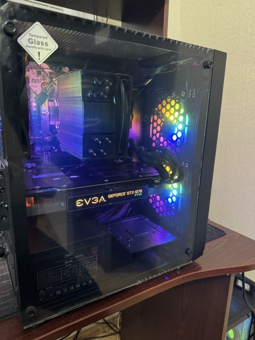 Пк GTX 1070 8gb + Ryzen 5500 + 2/8 16 gb ddr4 3200mhz 512 m.2 nvme