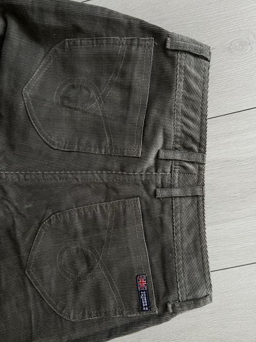 Джинсы вельвет высокая талия 36 s клеш flared bootcut 2000s винтаж