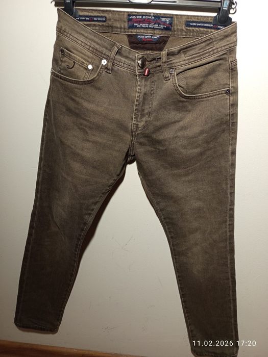 Jacobs Cohen nowe oryginalne slim stretch luksusowe jeansy męskie