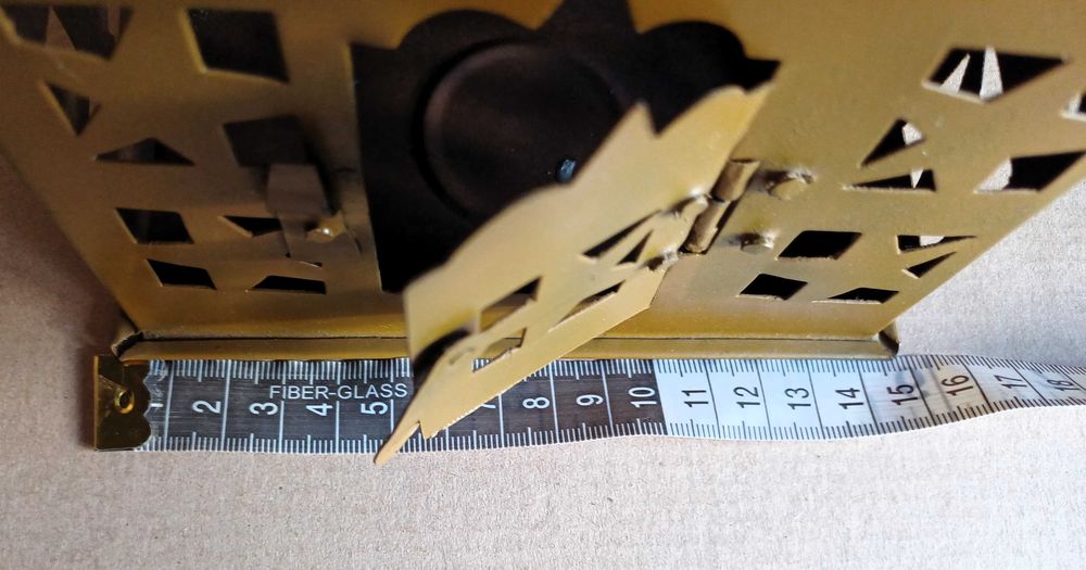 Casa lanterna porta-velas vintage