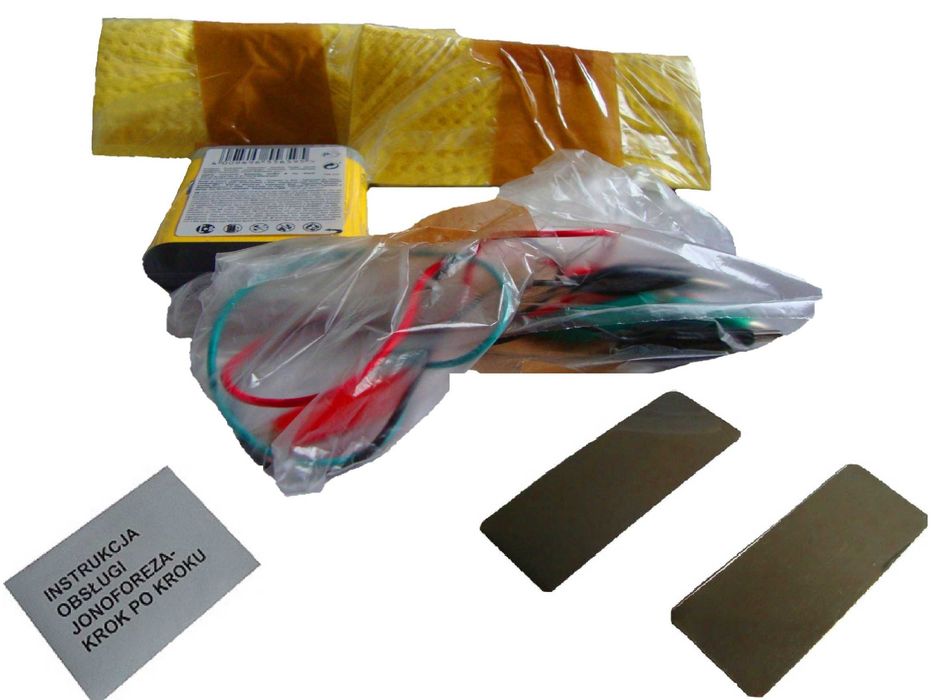 SKUTECZNE urządzenie zestaw aparat do JONOFOREZY na spocone pachy POT