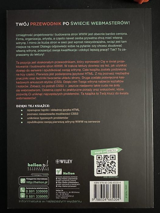 HTML i CSS. Zaprojektuj i zbuduj witrynę WWW