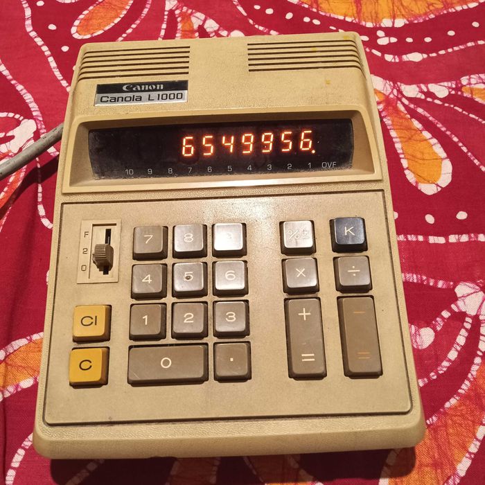 Vintage Canon Calculator