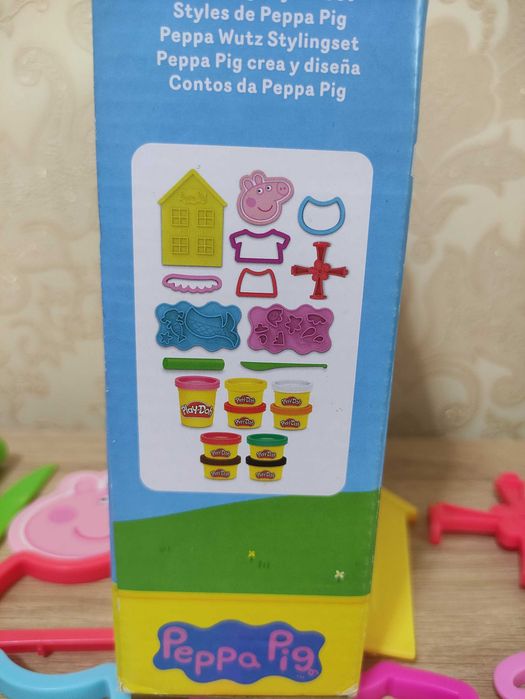Play doh Свинка Пеппа формочки для ліплення Peppa pig плей до