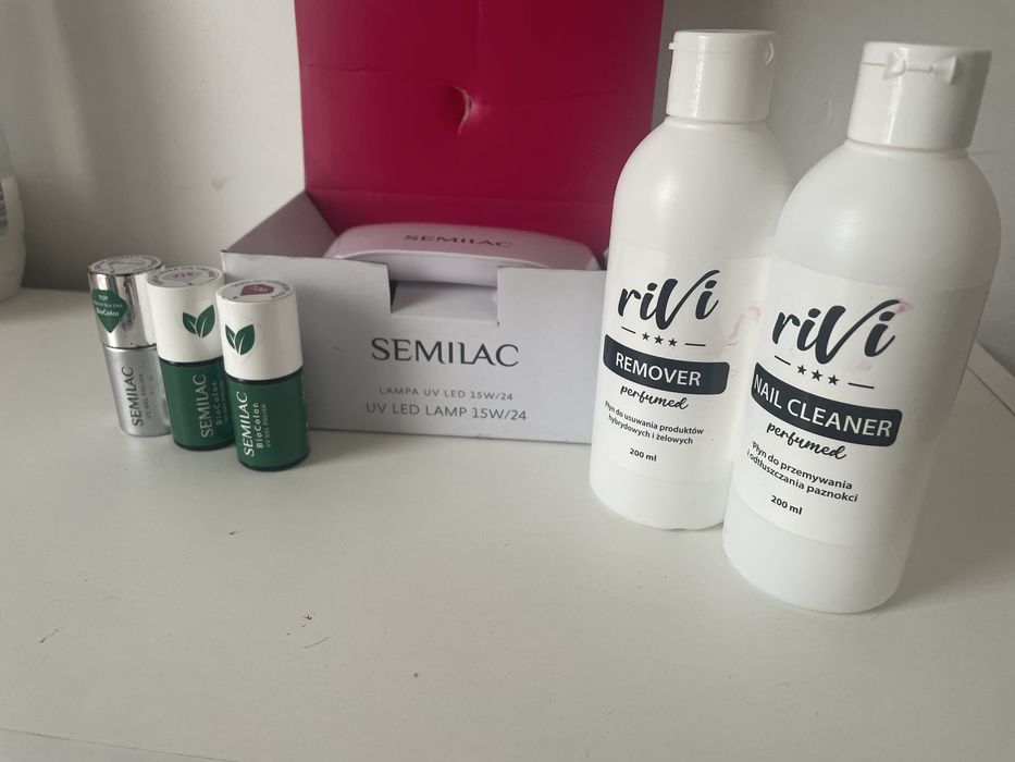 Semilac zestaw RAZ UŻYTY!!!